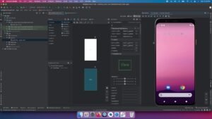 Android Studio is the preferred IDE(Integrated Dev environment) for building apps in Android. I was drawn to its visual component of showing you your work in realTime using phone screens.